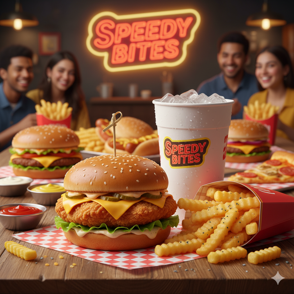 Un hamburger gourmet preparato al momento