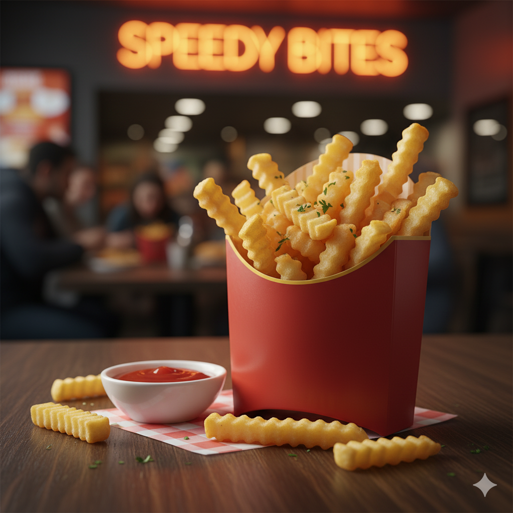 Visuale Patatine Fritte Perfette