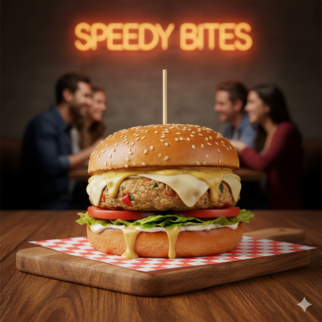 Visuale Veggie Smash Burger